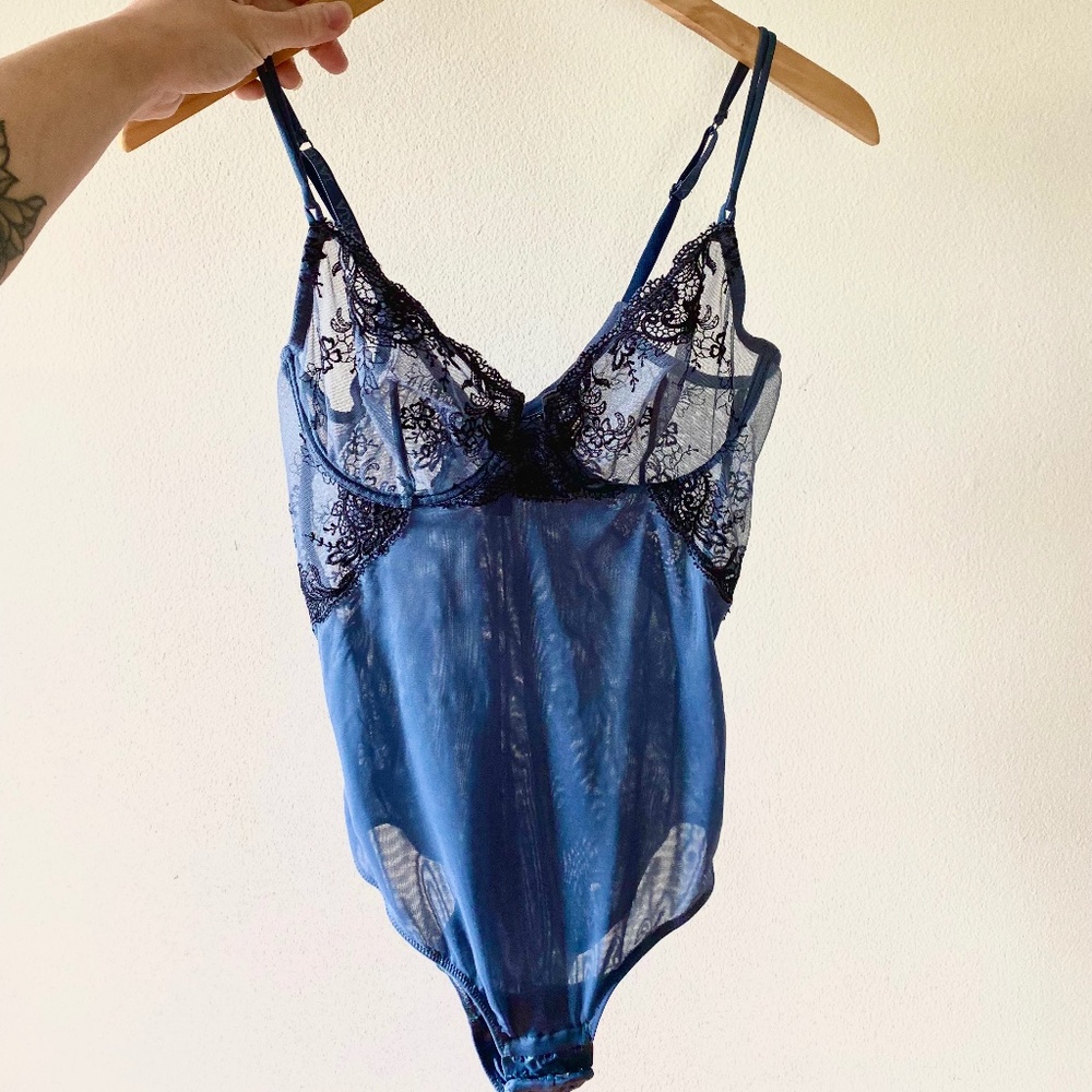 Embroidered Lace La Perla Bodysuit